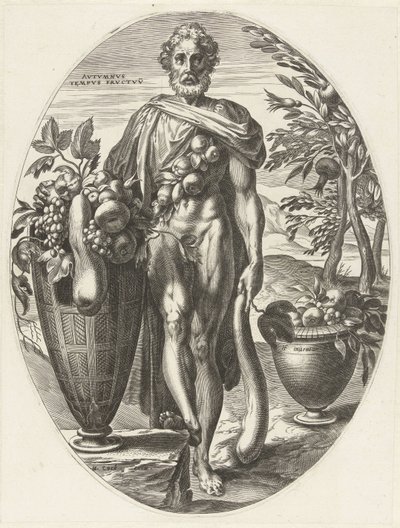 høst Gods of Agriculture (serietittel) av Cornelis Cort