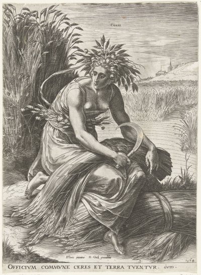 Ceres Gudinner og nymfer (serietittel) av Cornelis Cort