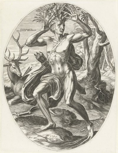 Cyparissus Gods of Agriculture (serietittel) av Cornelis Cort