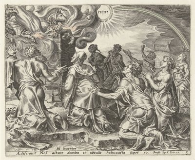 Noahs offer History of Noah (serietittel) av Cornelis Cort