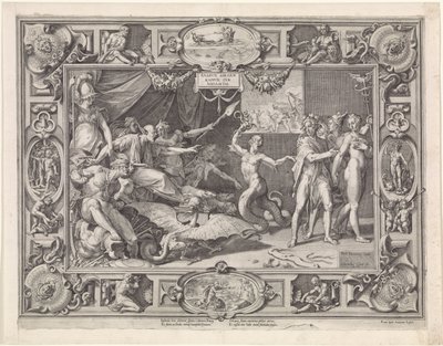 Laster van Apelles av Cornelis Cort