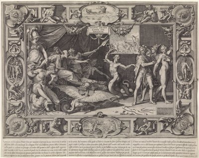 Laster van Apelles av Cornelis Cort