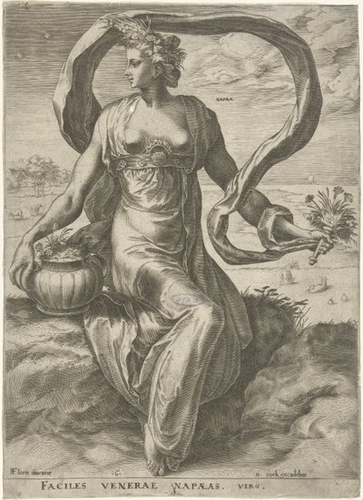 Napaea Gudinner og nymfer (serietittel) av Cornelis Cort