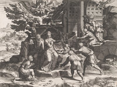 Hyrdenes tilbedelse, 1569. av Cornelis Cort