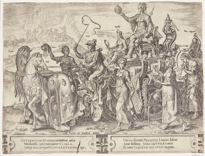 Rikdommens triumf av Cornelis Cort