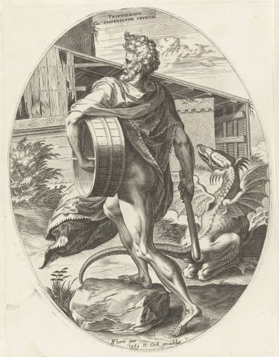 triptolemos Gods of Agriculture (serietittel) av Cornelis Cort