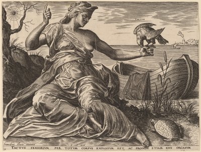 Berøringen av Cornelis Cort after Frans Floris I