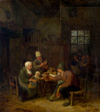 Interiør av Cornelis Dusart