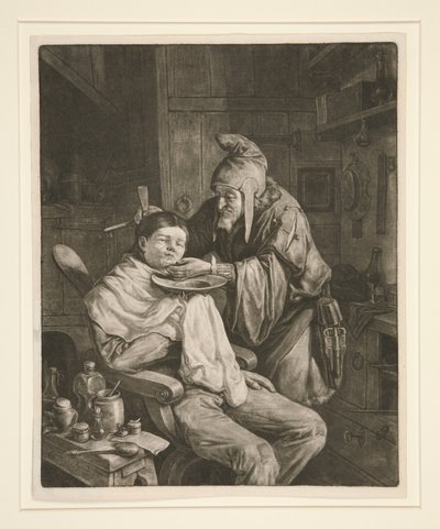 Landsbylegen av Cornelis Dusart