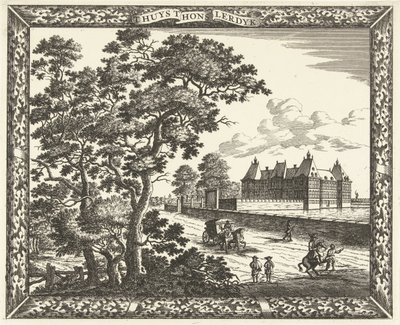 Utsikt over Honselersdijk-palasset 