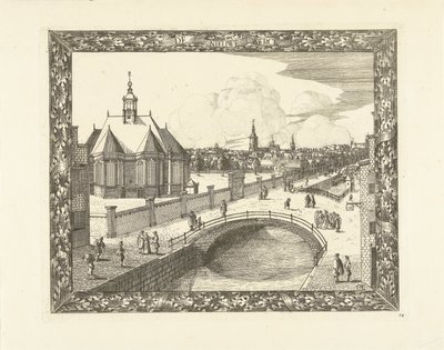 Utsikt over den nye kirken i Haag Den nye kirken (tittel på objekt) av Cornelis Elandts