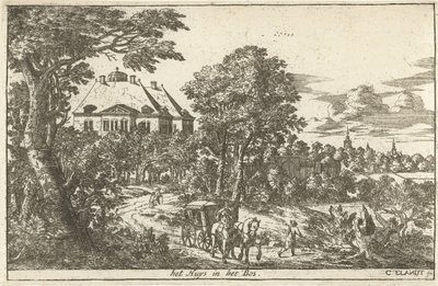 Hus Ten Bosch the Huys in the Woods (tittel på objekt) av Cornelis Elandts