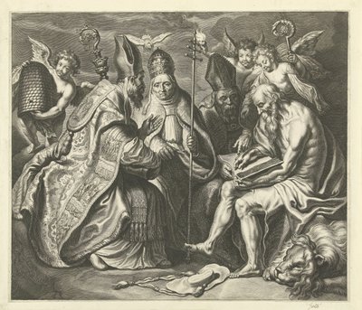 De fire kirkefedre av Cornelis Galle (I)