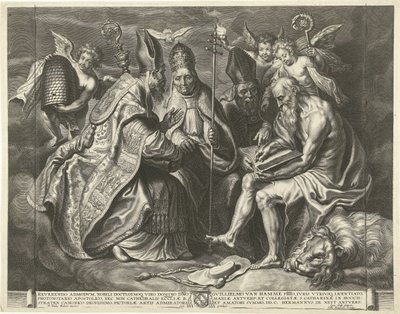 De fire kirkefedre av Cornelis Galle (I)
