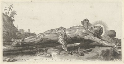 Korsfestet Kristus på jorden av Cornelis Galle (II)