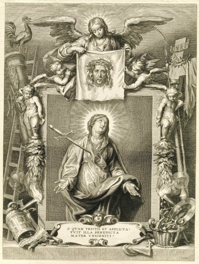 Mary i Mater Dolorosa av Cornelis Galle (II)
