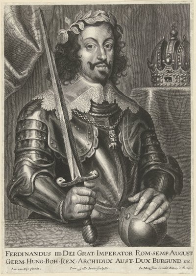 Portrett av keiser Ferdinand III av Cornelis Galle (II)