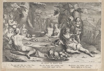 The Sinfulness of Mankind, slutten av 1500-begynnelsen av 1600-tallet. av Cornelis Galle I