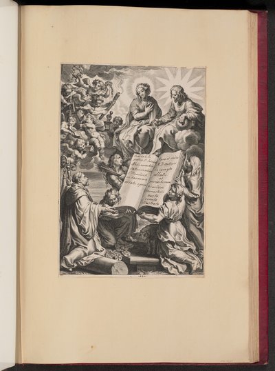 Tittelside for Louis Blosius, Opera av Cornelis Galle I after Sir Peter Paul Rubens