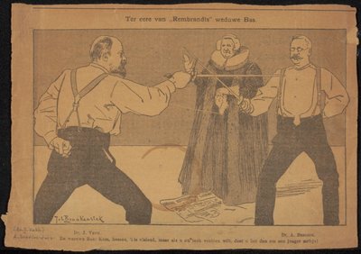 Avisutklipp fra Jan Veth-arkivet av Cornelis Gerardus 