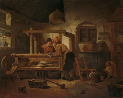 Veververksted av Cornelis Gerritsz Decker