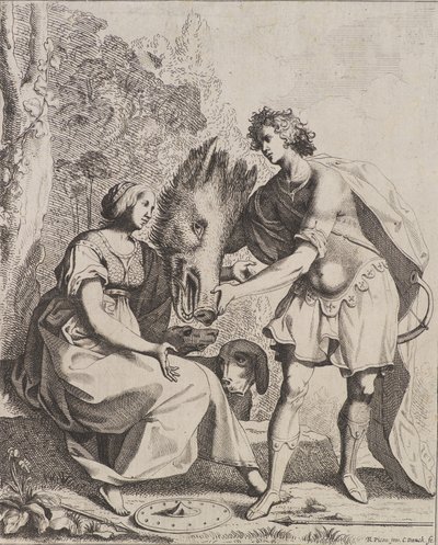 Meleager og Atalanta av Cornelis I Danckerts