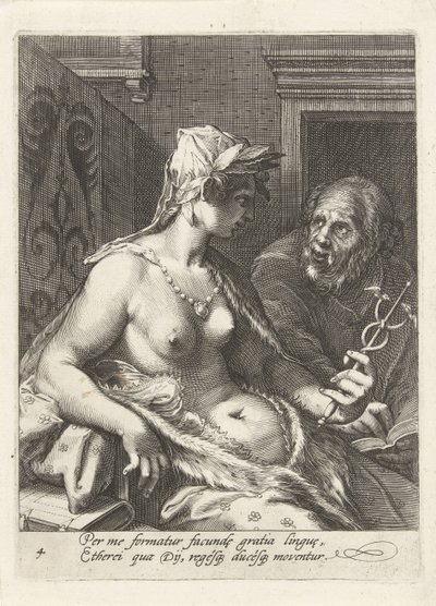 Retorisk The Seven Liberal Arts (serietittel) av Cornelis Jacobsz. Drebbel