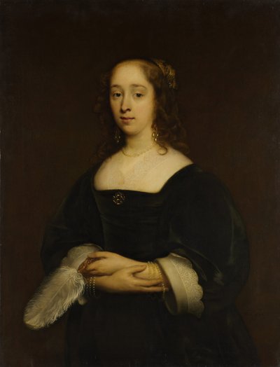 Portrett av en kvinne, 1648. av Cornelis Janssens van Ceulen