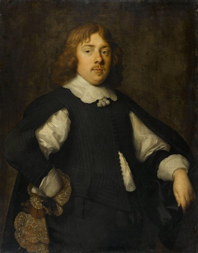 Portrett av Joan Pietersz Realel (1625-59) av Cornelis Jonson van Ceulen (I)