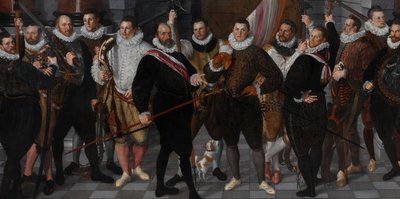 Selskapet til kaptein Dirck Jacobsz Rosecrans og løytnant Pauw Selskapet til kaptein Dirck Jacobsz Rosecrans og løytnant Pauw, Amsterdam, 1588 av Cornelis Ketel