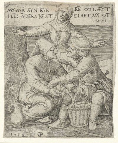 Allegori om utroskap av Cornelis Massijs