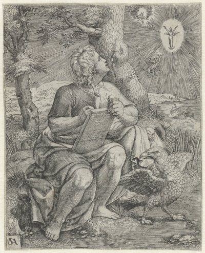 Johannes evangelisten De fire evangelistene (serietittel) av Cornelis Massijs