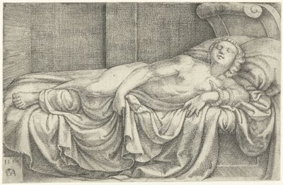 Kleopatras død av Cornelis Massijs