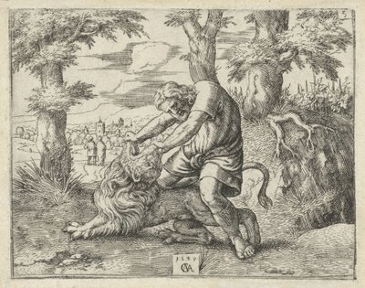 Samson dreper løven History of Samson (serietittel) av Cornelis Massijs
