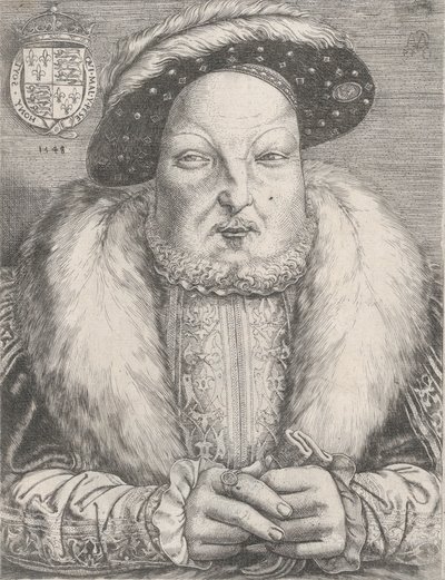 Portrett av Henry VIII, ca. 1547. av Cornelis Massys