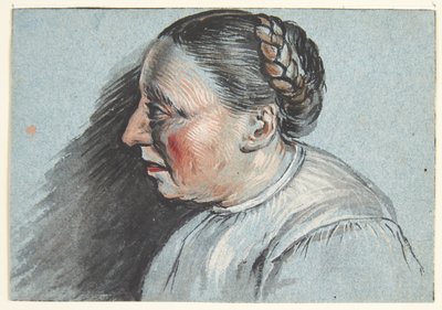 Byste av en bondekone av Cornelis Pietersz Bega