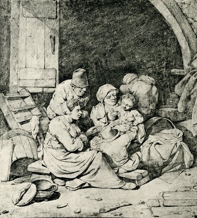 Nederlandsk bondefamilie av Cornelis Pietersz Bega