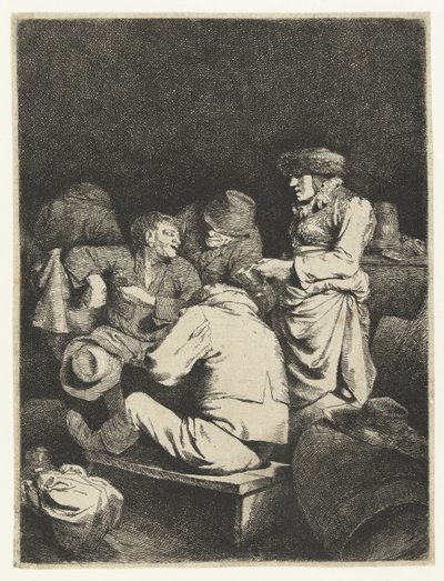 Vertinne og selskap i gjestgiveri av Cornelis Pietersz. Bega