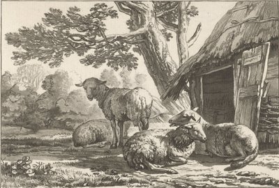 sauefjøs av Cornelis Ploos van Amstel (signed by artist)