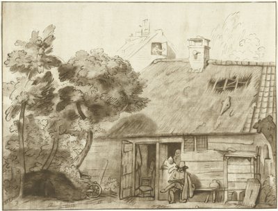 Tegner for gård av Cornelis Ploos van Amstel (signed by artist)