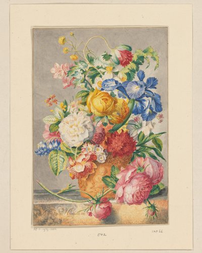 blomst stilleben av Cornelis Ploos van Amstel