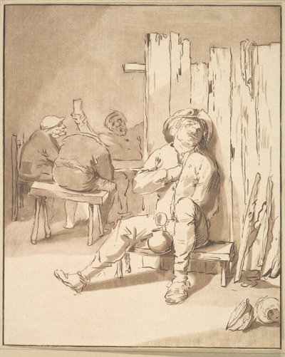 Beruset bonde i et vertshus, 1775. av Cornelis Ploos van Amstel