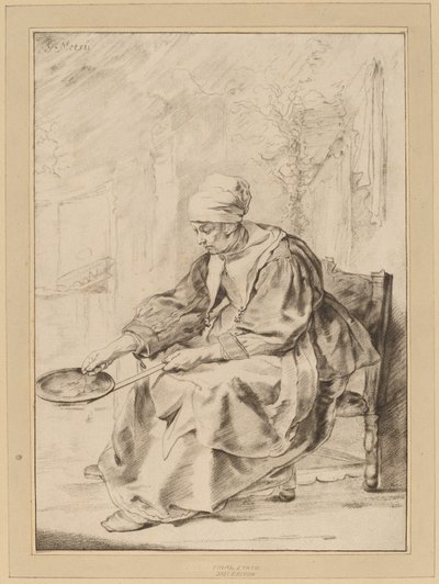 Pannekakekvinne av Cornelis Ploos van Amstel