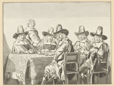 Regentene av barnehjemmet i Haarlem av Cornelis Ploos van Amstel
