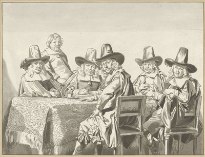 Regentene av barnehjemmet i Haarlem av Cornelis Ploos van Amstel