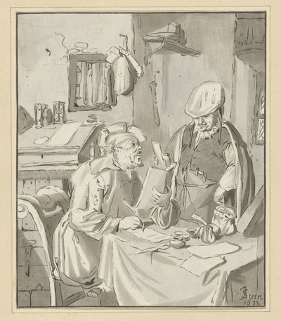 Forfatter av et brev Mottaker av Cornelis Ploos van Amstel