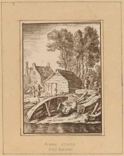 Verft av Cornelis Ploos van Amstel after Herman Saftleven