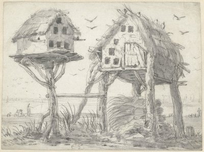 To duehus av Cornelis Saftleven