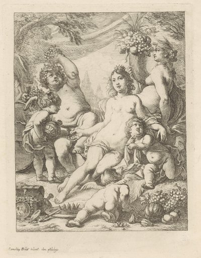 Bacchus, Venus og Ceres. av Cornelis Schut (I)