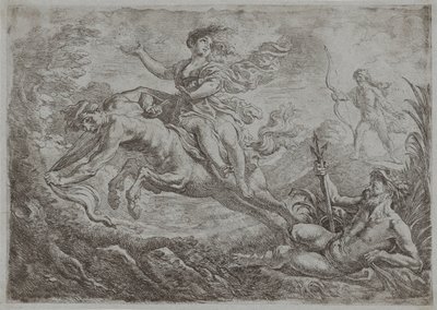 Nessus blir truffet av Hercules